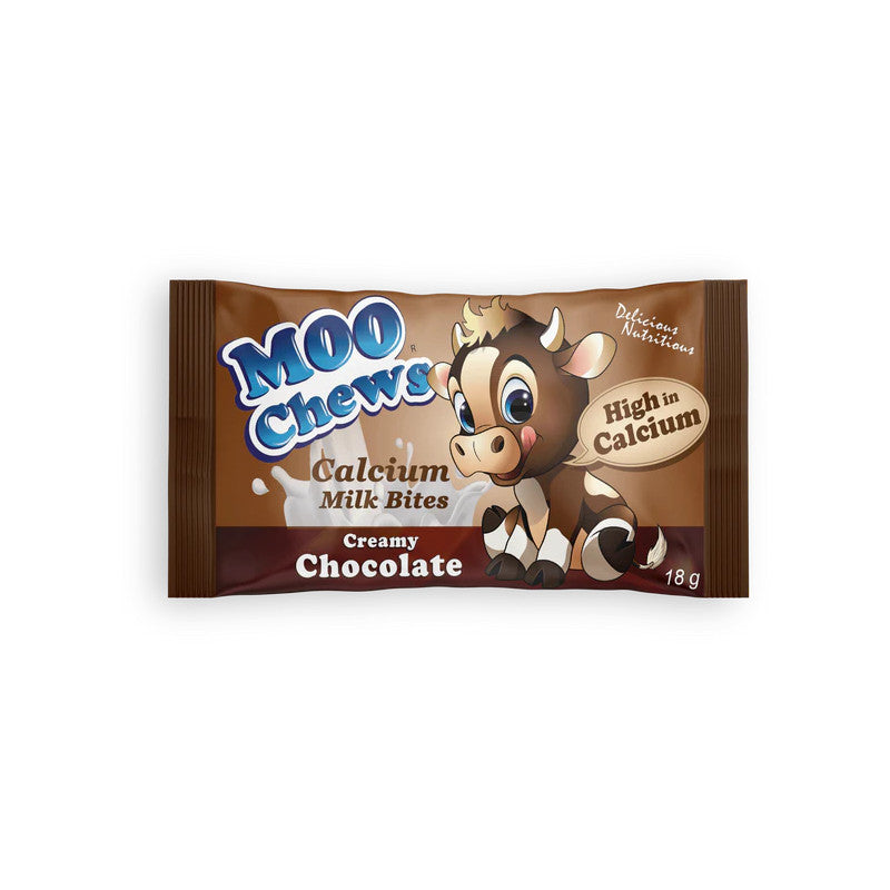 Moo Chews Calcium Milk Bites 15 Pcs -Chocolate