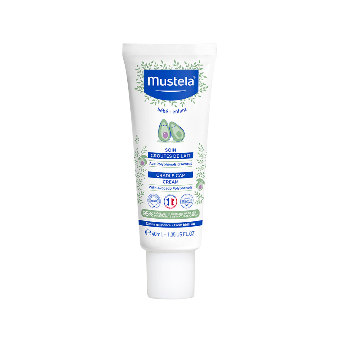 Mustela Cradle Cap Cream 40ml كريم معالجة قبعة المهد