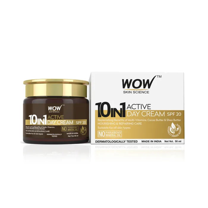 Wow 10 In 1 Day Face Cream 50ml كريم مرطب ومكافح للشيخوخة