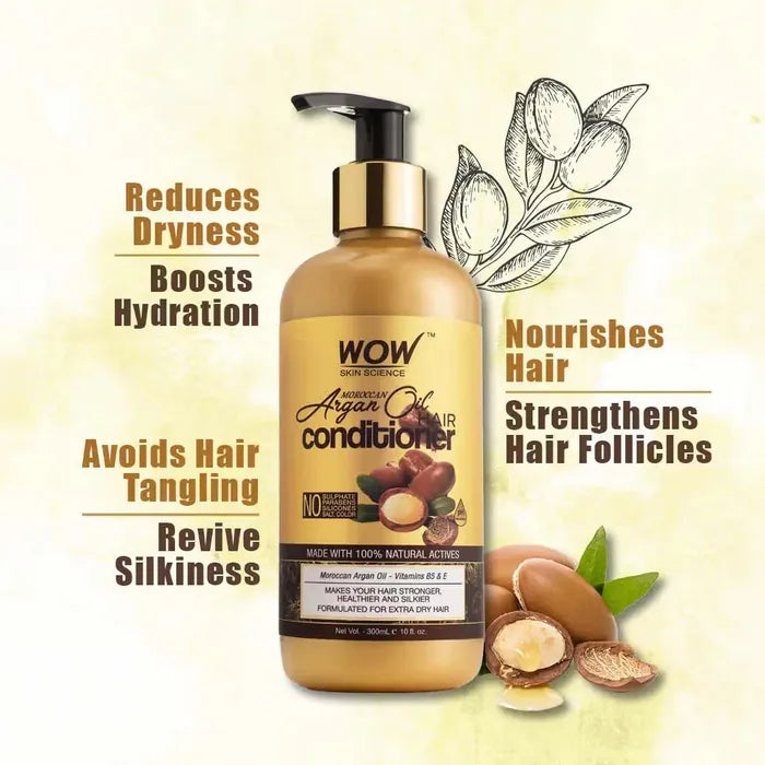 Wow Argan Oil Conditioner 300ml بلسم زيت الارغان المغربي