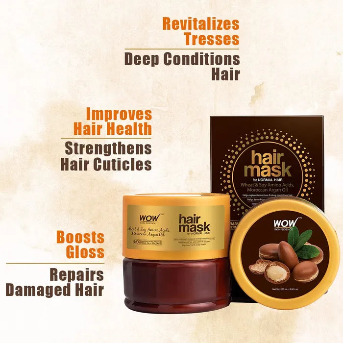 Wow Argan Oil Hair Mask 200ml ماسك الشعر بزيت الارغان