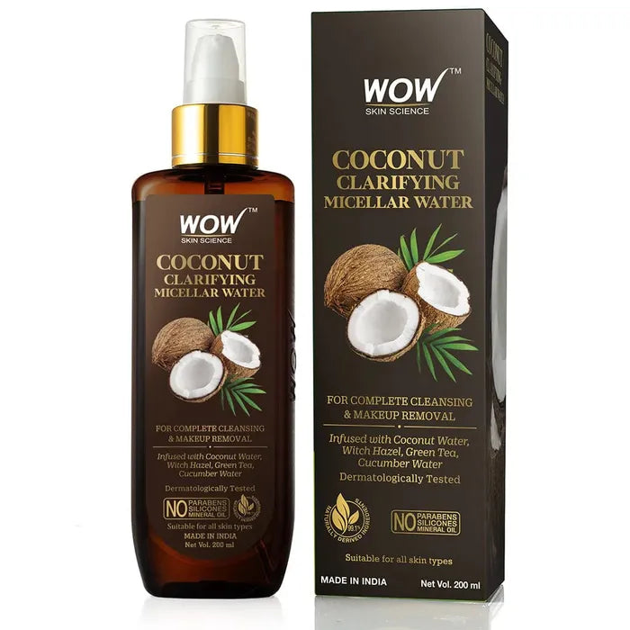 Wow Coconut Clarifying Miceller 200ml ماء ميسيلار