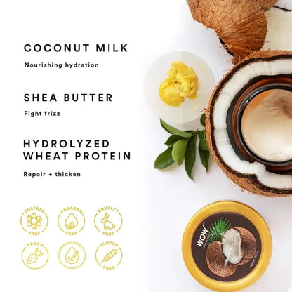 Wow Coconut Milk Hair Mask 200ml ماسك الشعر بحليب جوز الهند