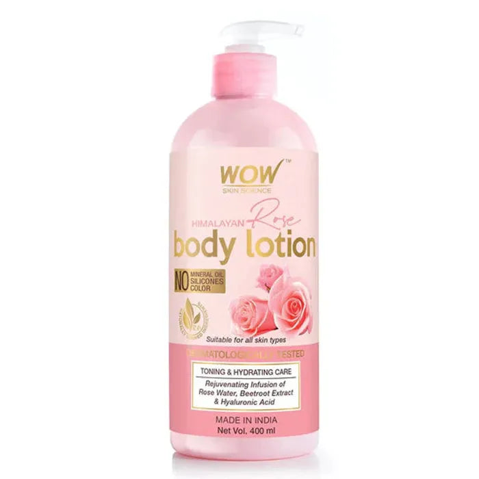 Wow Himalayan Rose Body Lotion 400ml لوشن الجسم بالورد