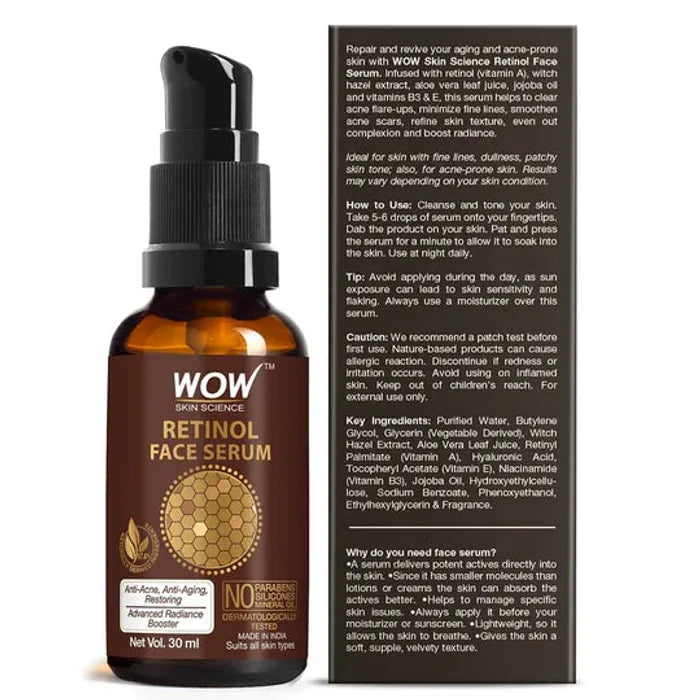 Wow Retinol Face Serum 30ml سيروم الريتينول