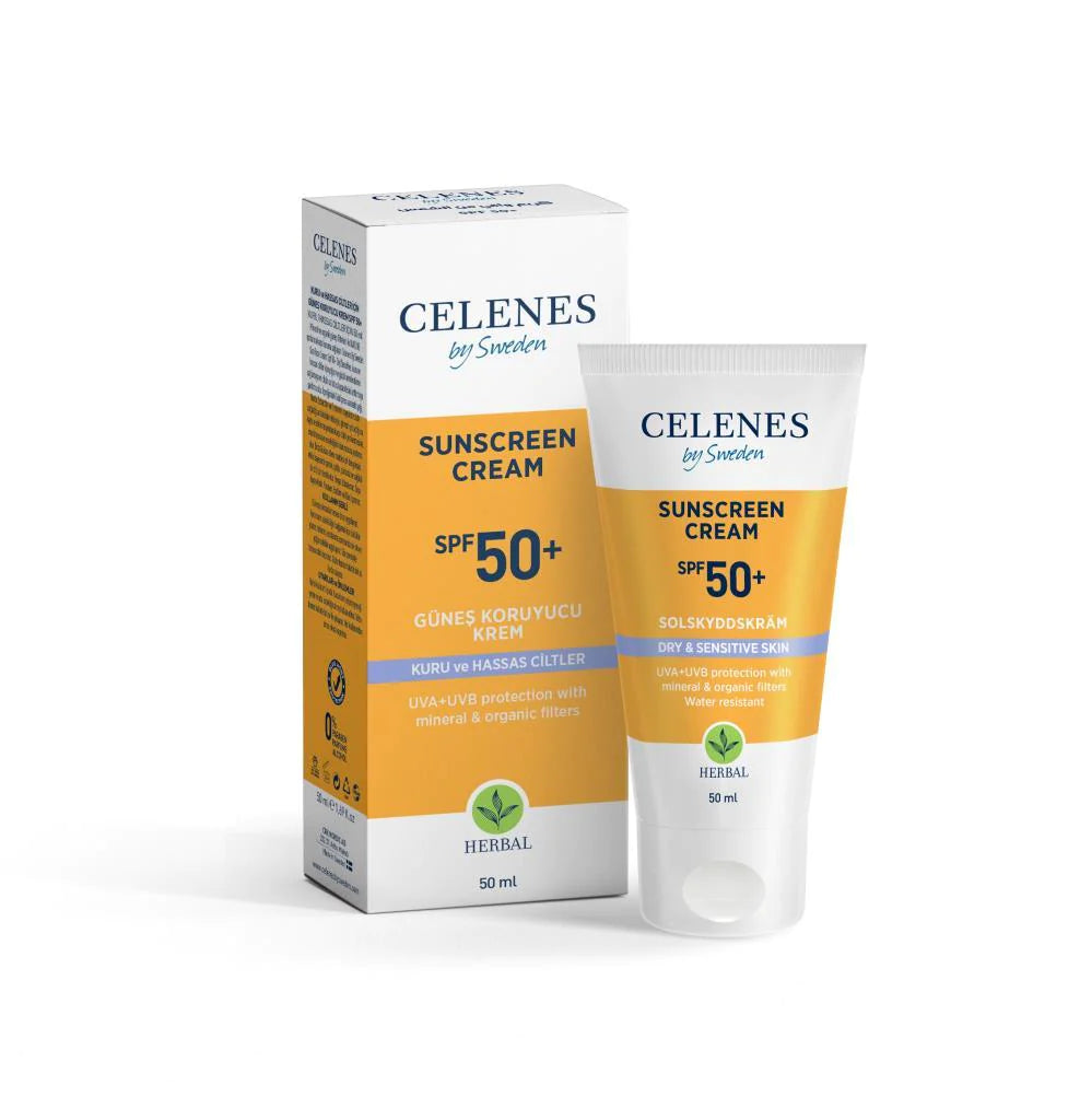 Celenes Herbal Spf50+ Cream 50ml واقي شمس