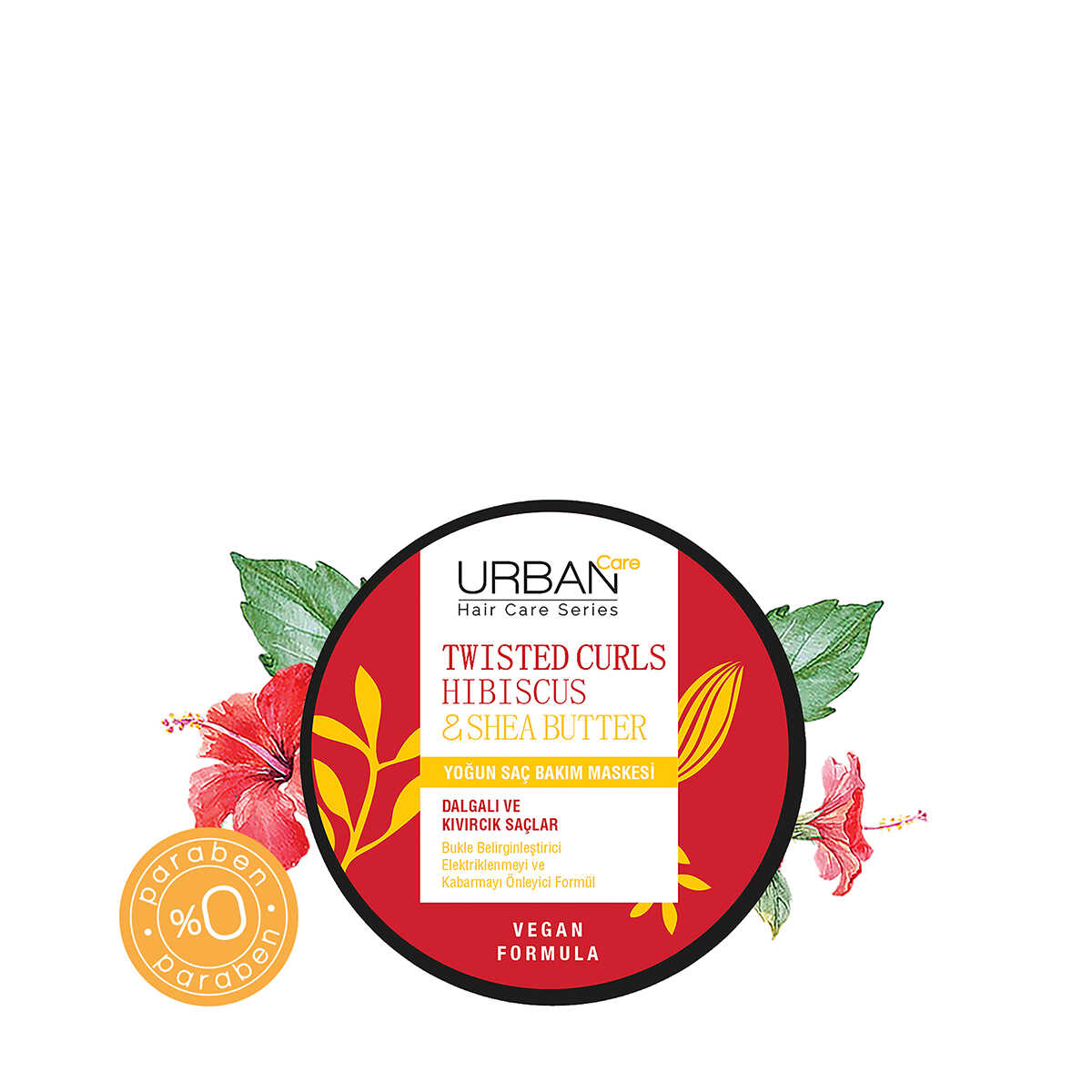 Urban Care Twisted Curls Shea Butter Intensive Hair Mask 230ml ماسك  للشعر الكيرلي والمجعد