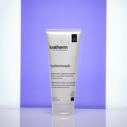 Ivatherm Ivadermaseb Anti Dandruff Shampoo 200ml شامبو مضاد للقشرة للفروة الحساسة