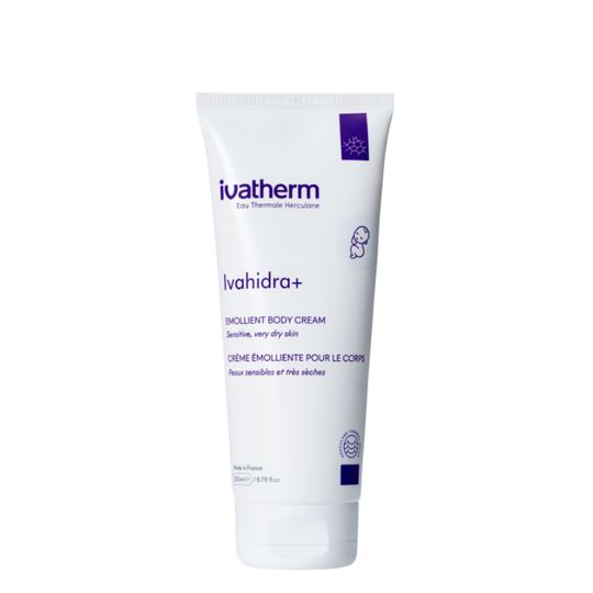 Ivatherm Ivahidra+ Emollient Body Cream 200ml كريم مرطب للجسم