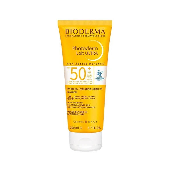 Bioderma Photoderm Lait Ultra Spf50+ Lotion 200ml واقي شمس للجسم والبشرة الحساسة