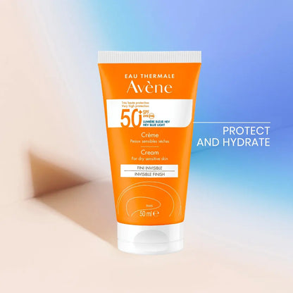 Avene Spf50+ Invisible Finish Cream  50ml واقي شمس