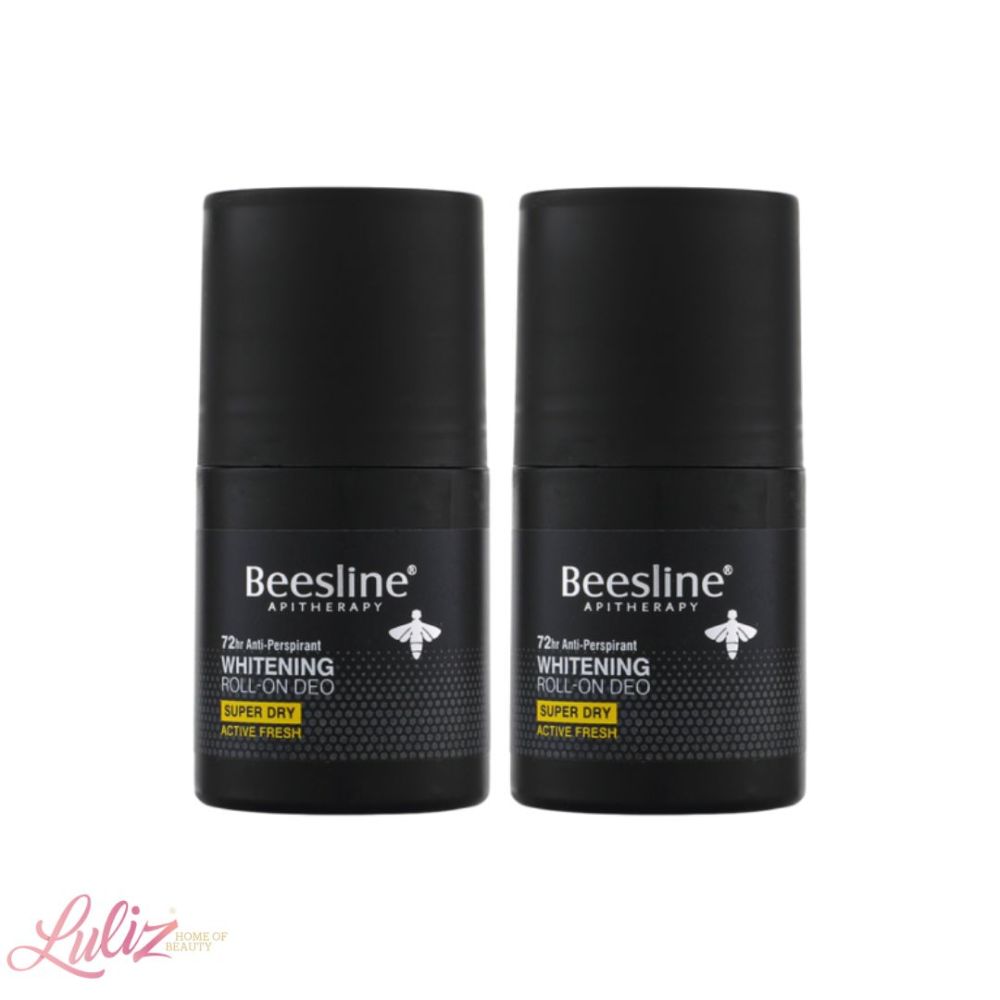 Offer Beesline Active Fresh Men Deo Roll On 50ml 2 Pcs مضاد للتعرق