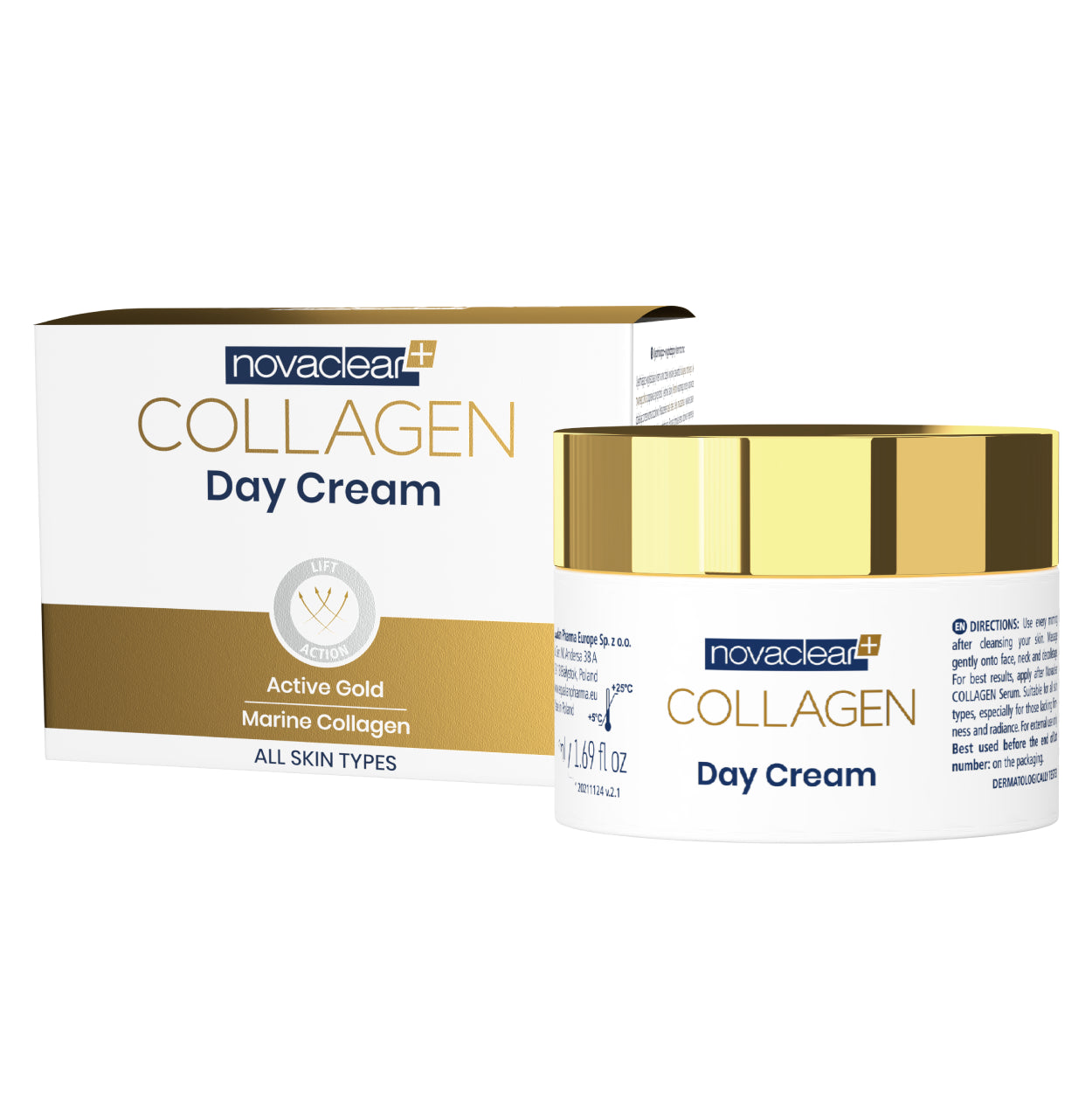 Novaclear Collagen Day Cream 50ml كريم الكولاجين النهاري