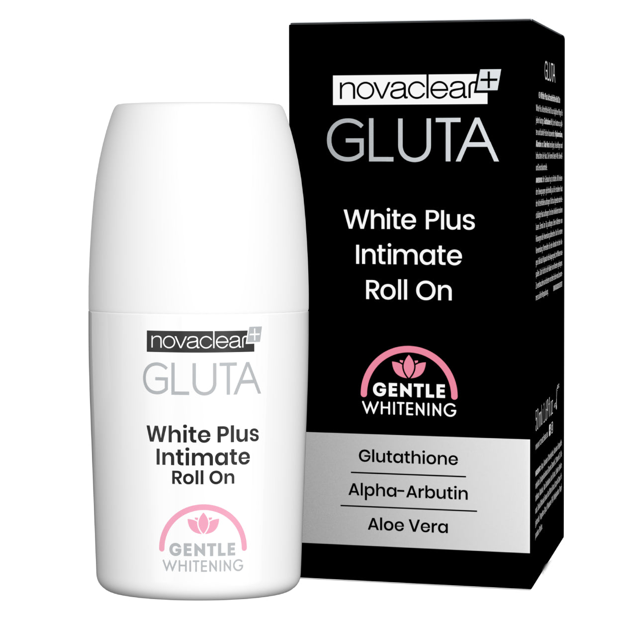 Novaclear Gluta White Plus Intimate Roll On 50ml تفتيح المناطق الحساسة