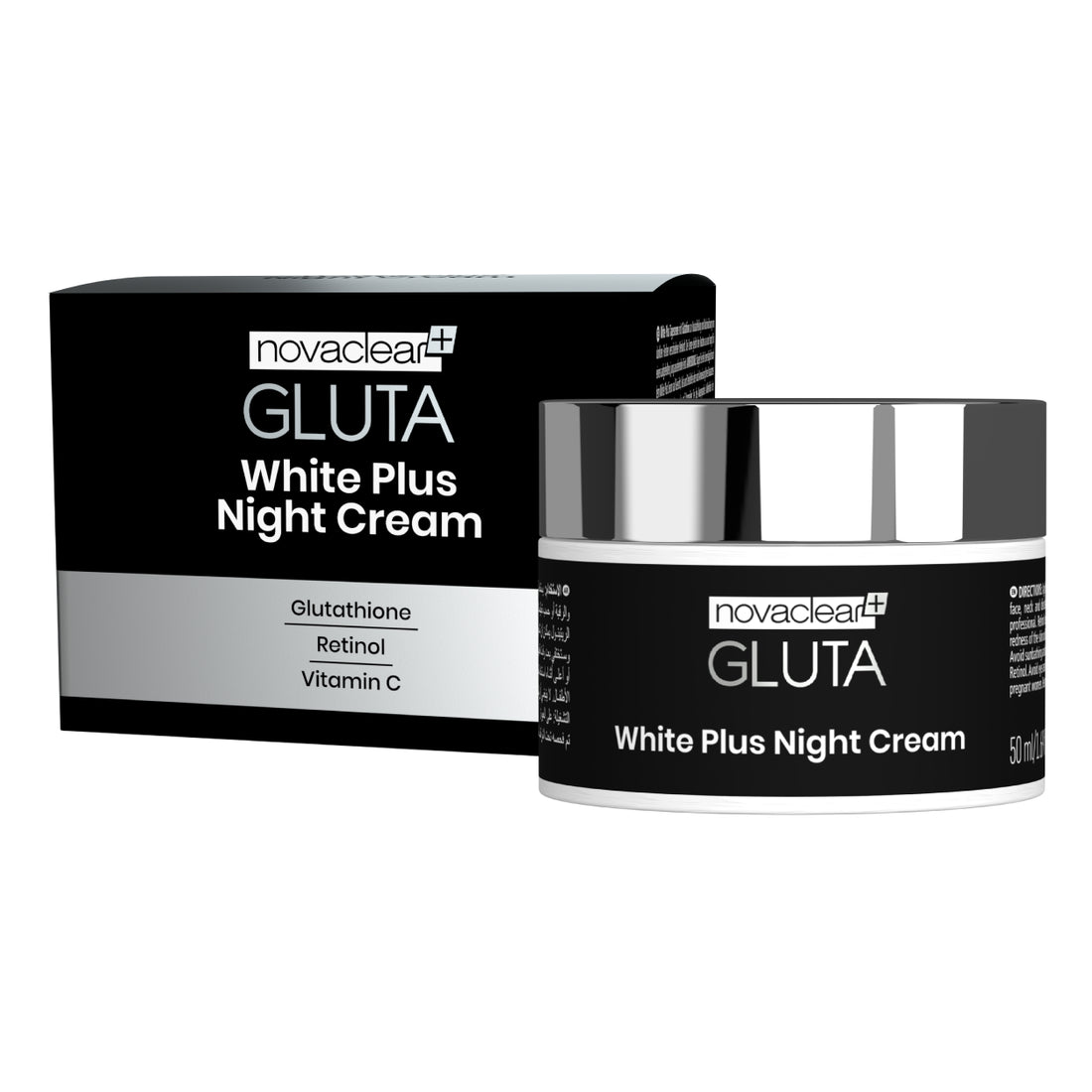 Novaclear Gluta White Plus Night Cream 50ml كريم ليلي لتفتيح البشرة