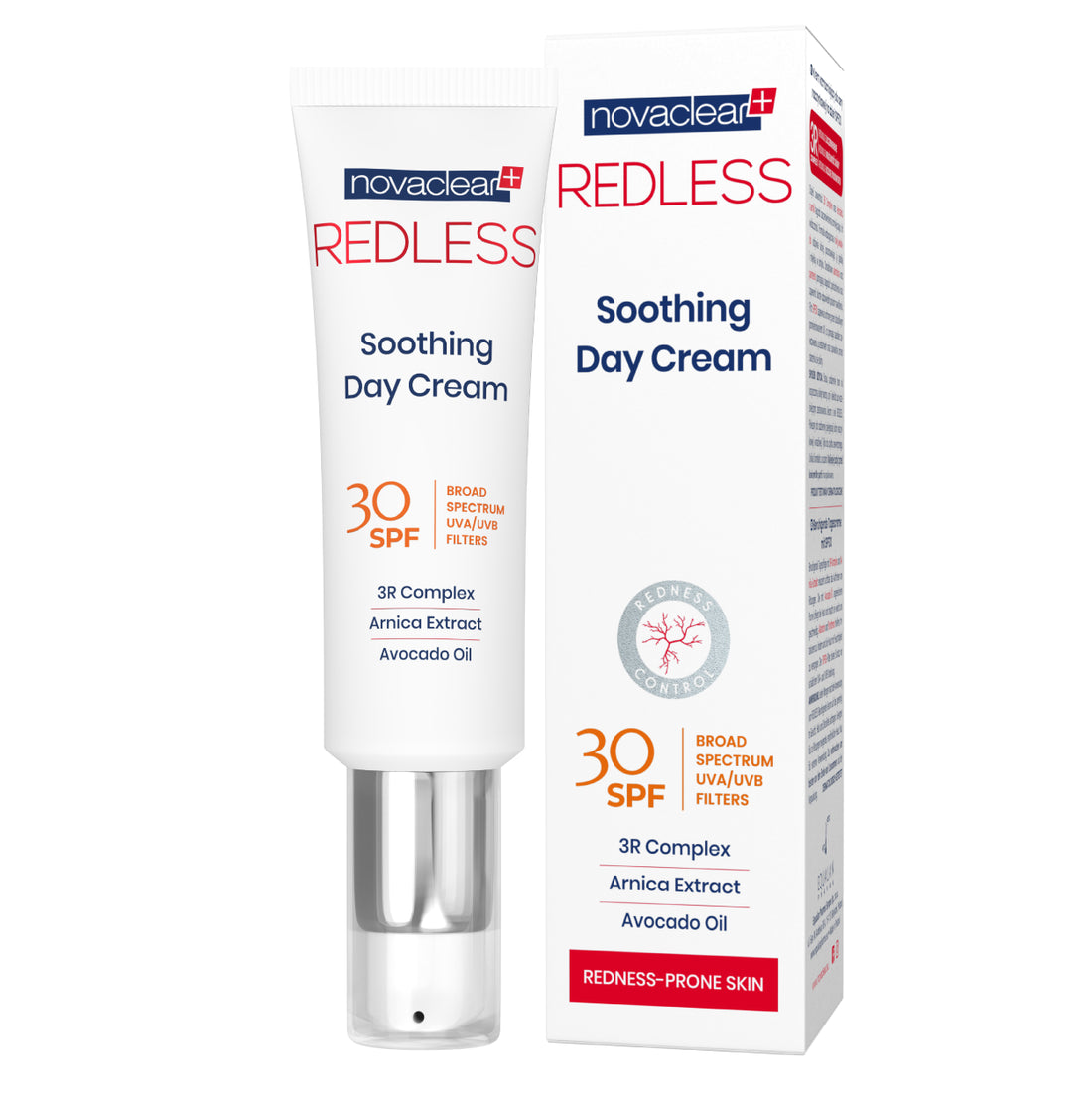 Novaclear Redless Soothing Spf30 Day Cream 50ml كريم نهاري مضاد للاحمرار