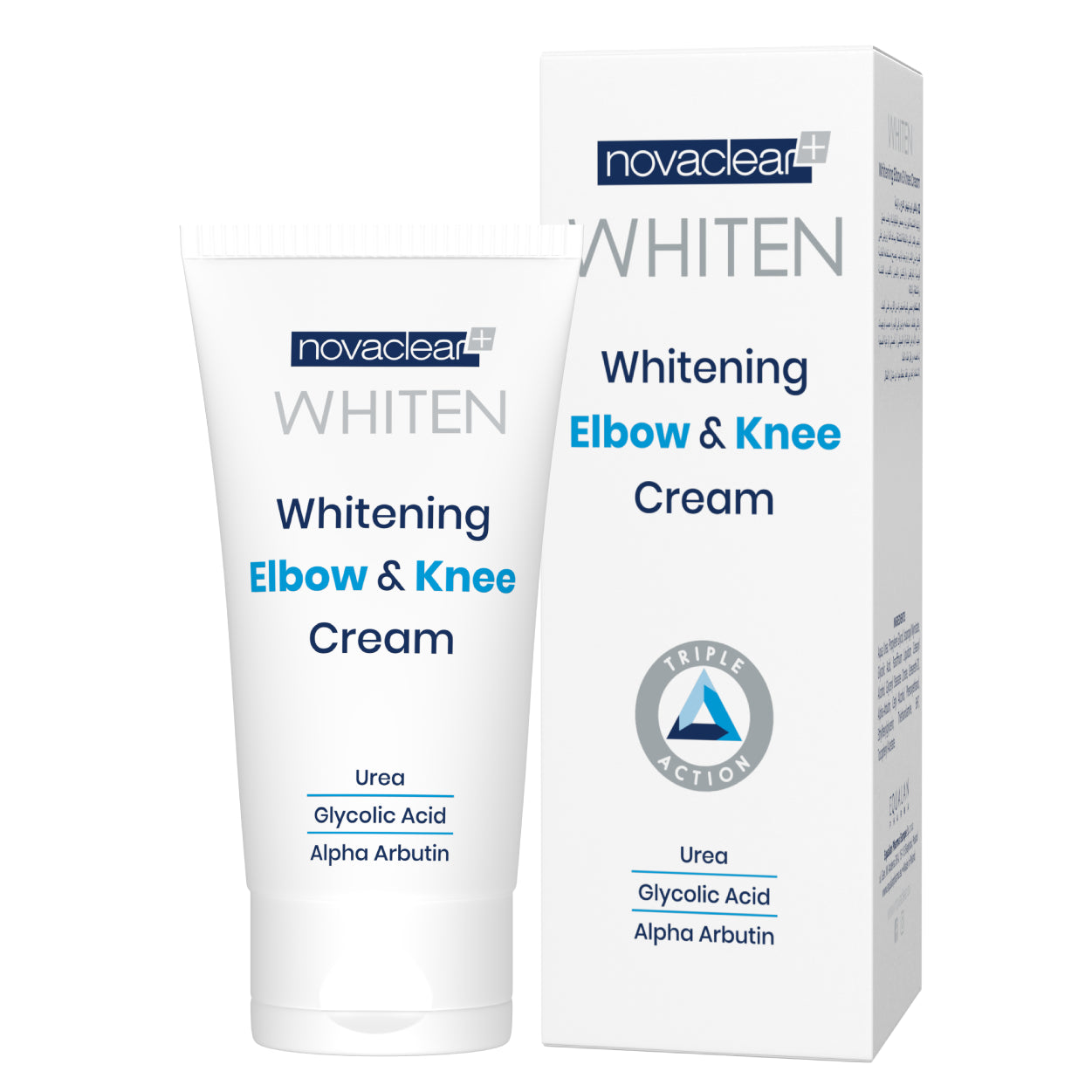 Novaclear Whitening Elbow &amp; Knee Cream 50ml كريم تبييض الكوع والركبة