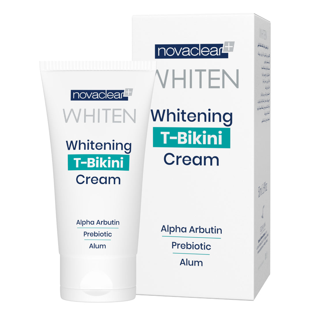 Novaclear Whiten T-Bikini Whitening Cream 50ml كريم تبييض المناطق الحساسة