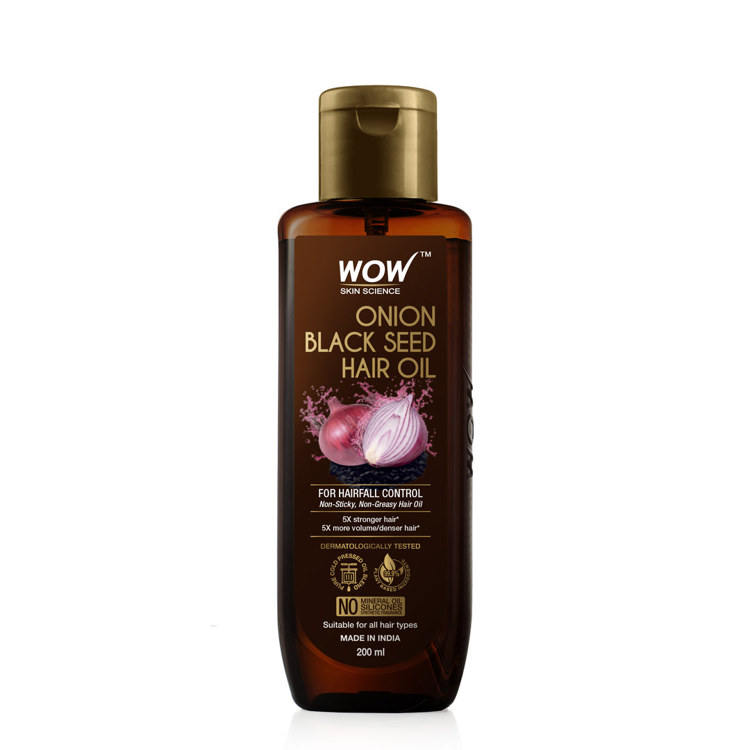 Wow Onion Black Seed Hair Oil 200ml زيت الشعر بالحبة السوداء والبصل