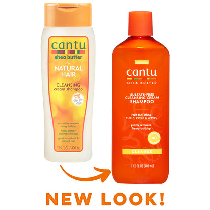 Cantu Cleansing Cream Shampoo 400ml شامبو رغوي للشعر الكيرلي والجاف