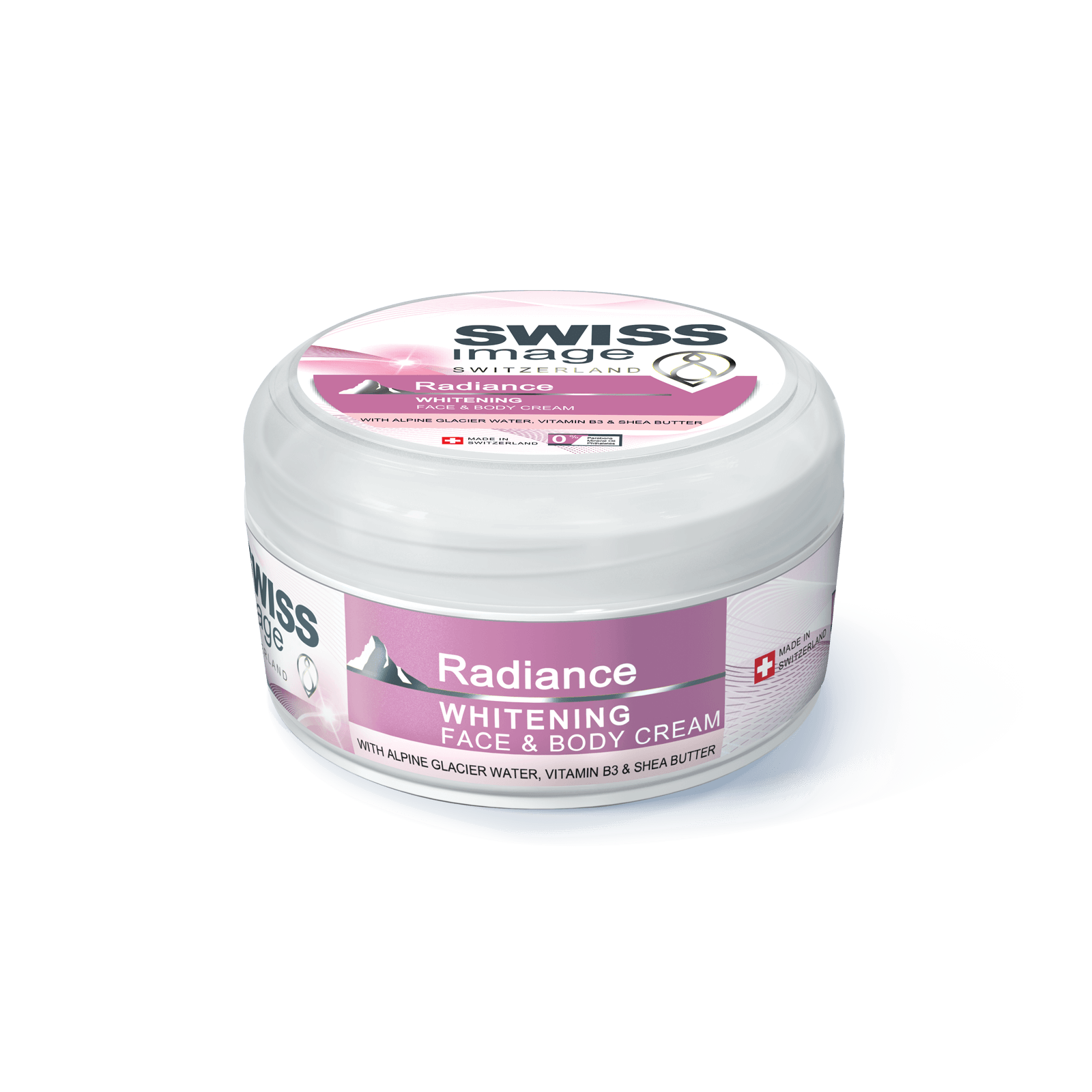 Swiss Image Radiance Whitening Face &amp; Body Cream 200ml كريم مبيض ومغذي للبشرة والجسم