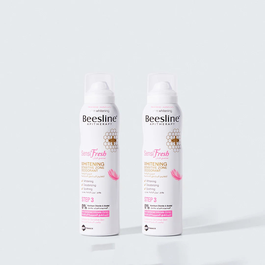 Offer Beesline Sensifresh Whitening Sensitive Zone Deo Spray 2 Pcs عرض مزيل تعرق للمناطق الحساسة