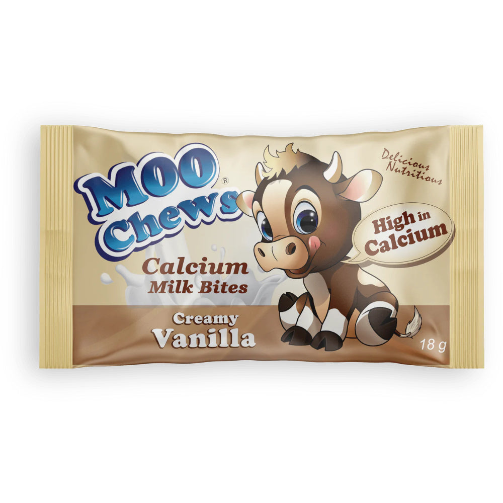 Moo Chews Calcium Milk Bites 15 Pcs -Vanilla