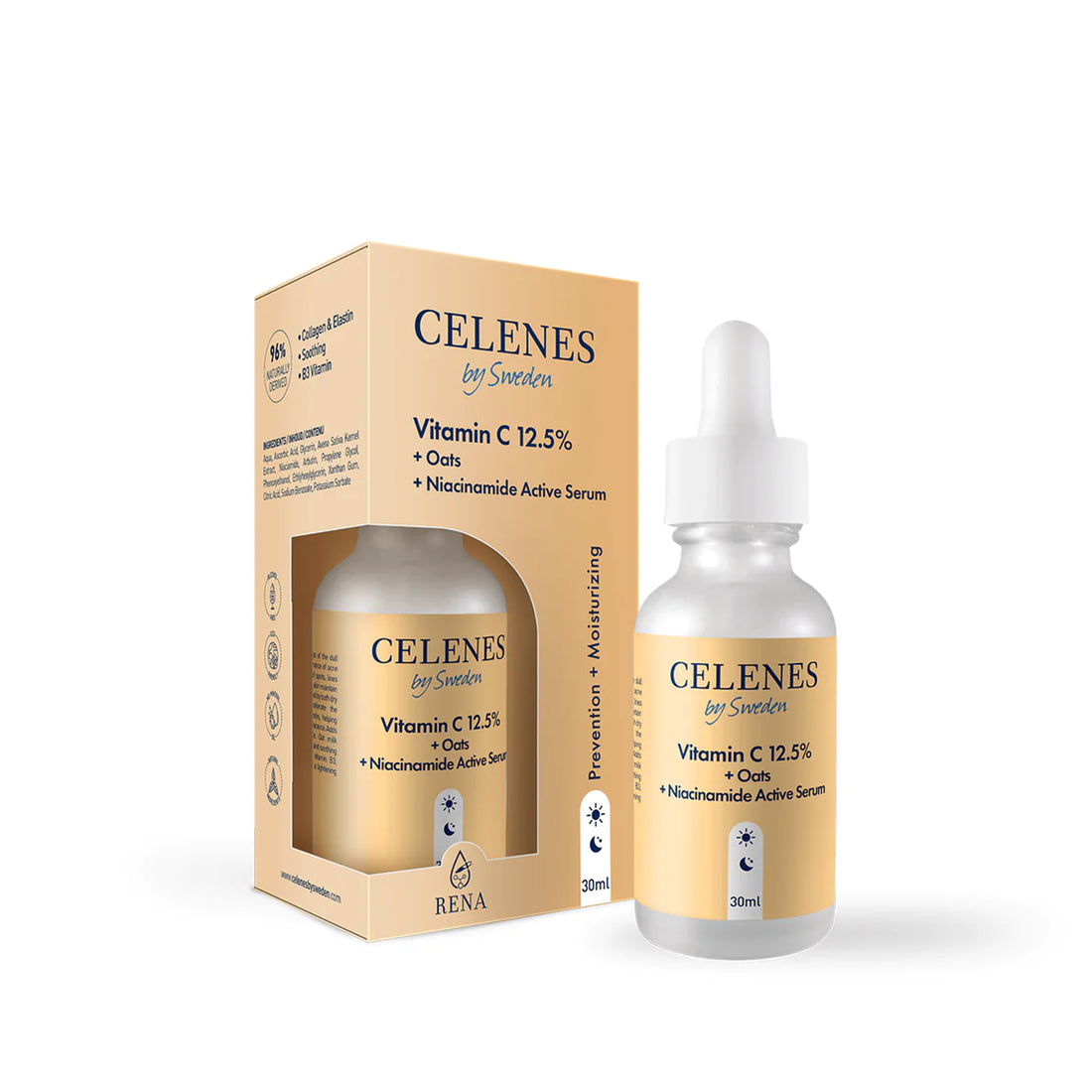 Celenes Vitamin C 12.5% Serum 30ml سيروم فيتامين سي