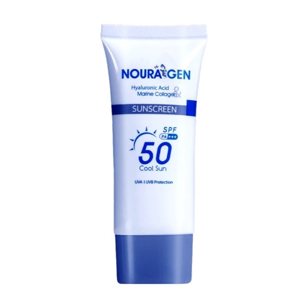 Nouragen Sunscreen Spf50+ Cream 30g واقي شمس بالهيالورونيك