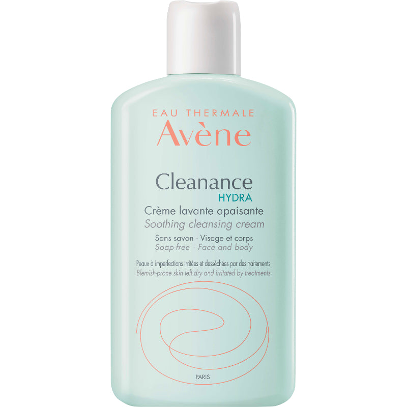 Avene Cleanance Hydra Soothing Cleansing Cream 200ml غسول مرطب للبشرة الجافة والمعرضة لحب الشباب