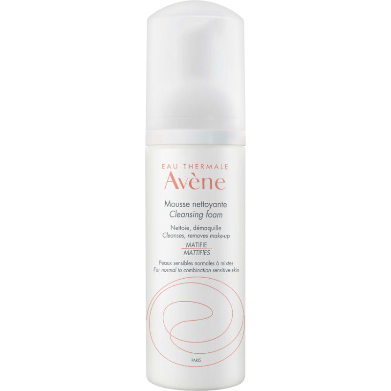 Avène Cleansing Mattifying Foam 150ml رغوة التنظيف ومزيل مكياج