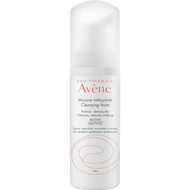 Avène Cleansing Mattifying Foam 150ml رغوة التنظيف ومزيل مكياج