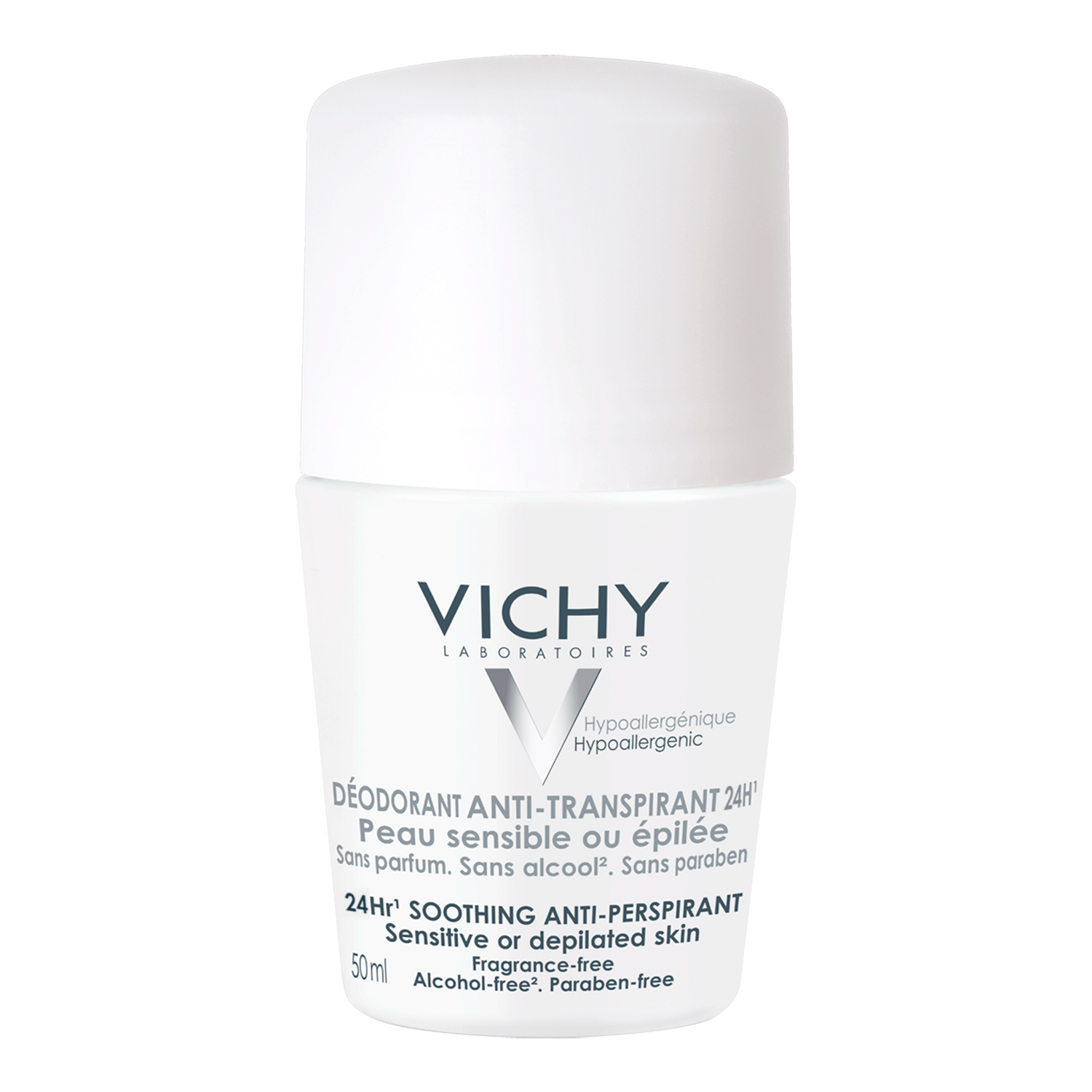 Vichy White Sensitive 48h Deo Roll On 50ml مانع للتعرق للبشرة الحساسة