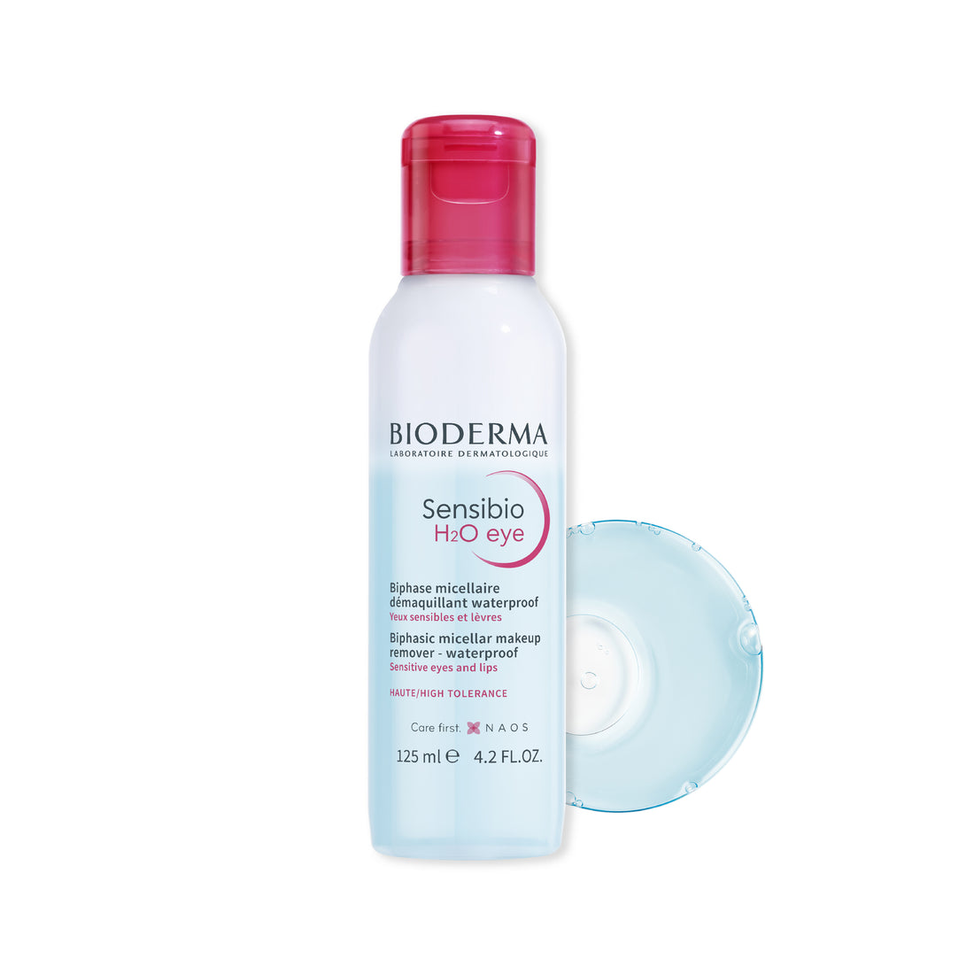 Bioderma Sensibio H2o Eyes &amp; Lips  Micellar 125ml ماء الميسيلار للعين مخصص للبشرة الحساسة