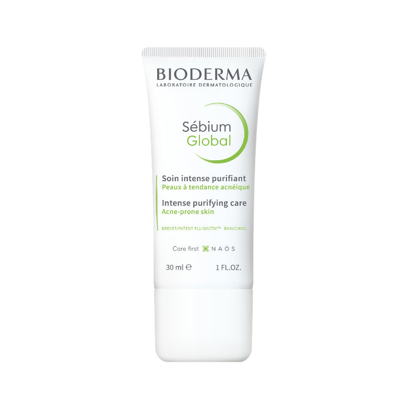 Bioderma Sébium Global Cream 30ml معالج للبثور للبشرة الدهنية المعرضة لحب الشباب