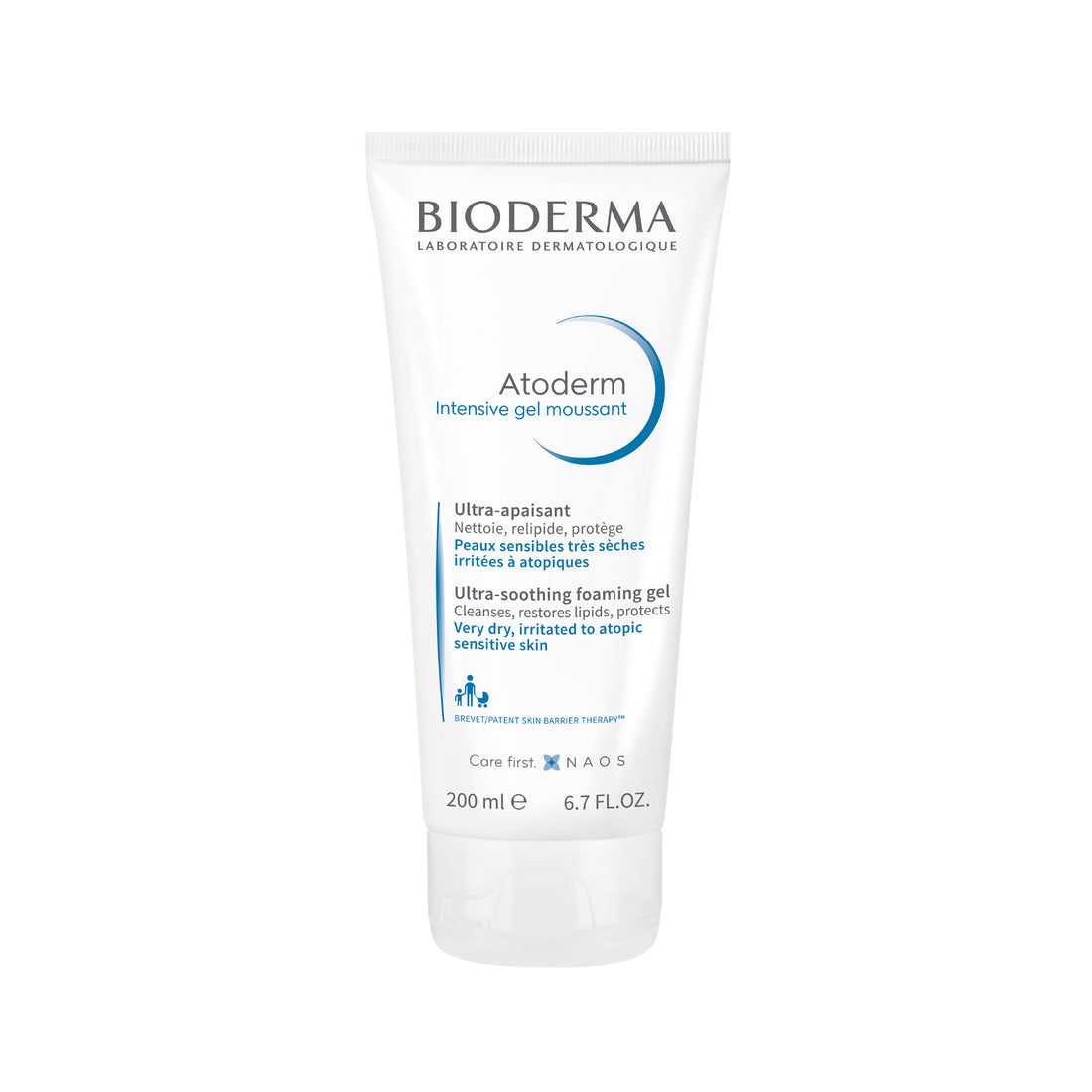 Bioderma Atoderm Intensive Gel Moussant 200ml  غسول جل  للبشرة الجافة للوجه و الجسم