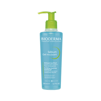 Offer Bioderma Sébium Cleansing Foaming Gel 200ml*2 pcs عرض غسول عدد 2 للبشرة الدهنية