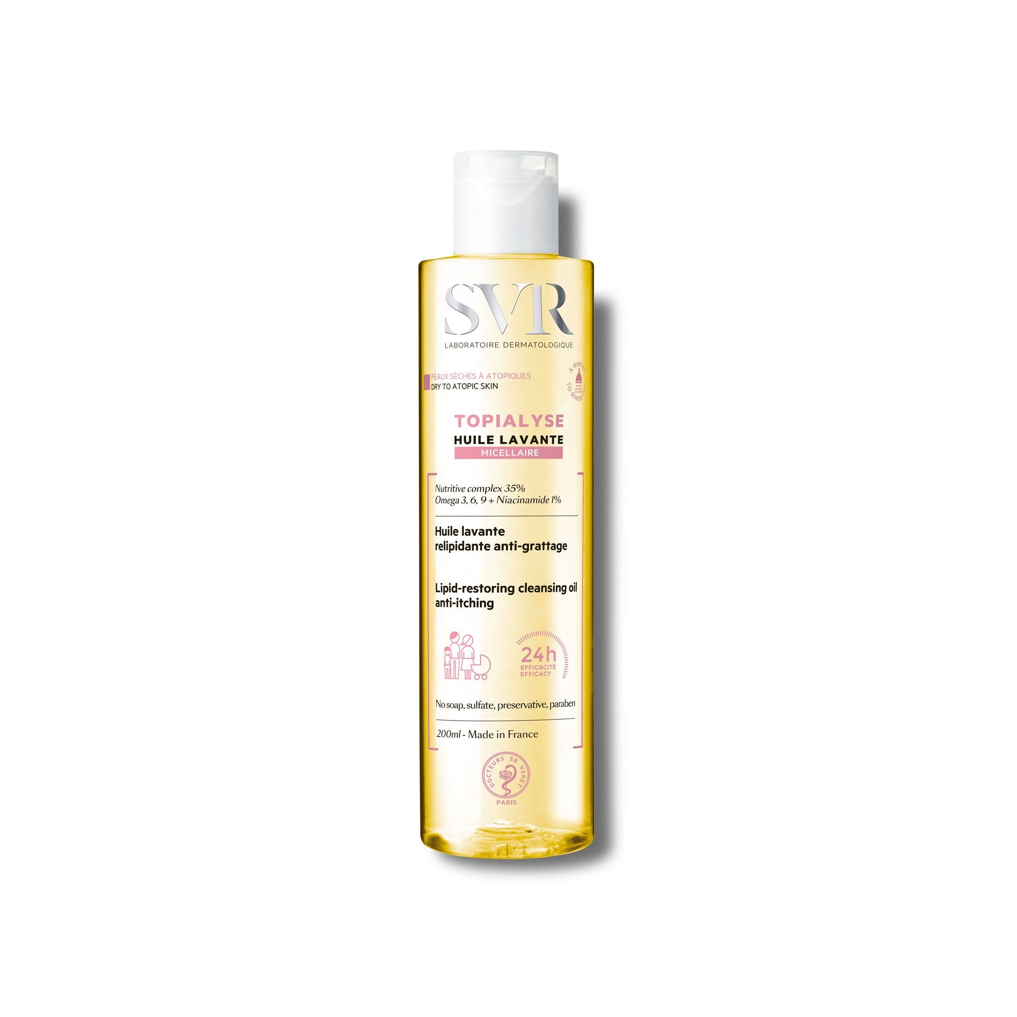 SVR Topialyse Cleansing Oil 200ml غسول زيتي للبشرة الجافة و الحساسة