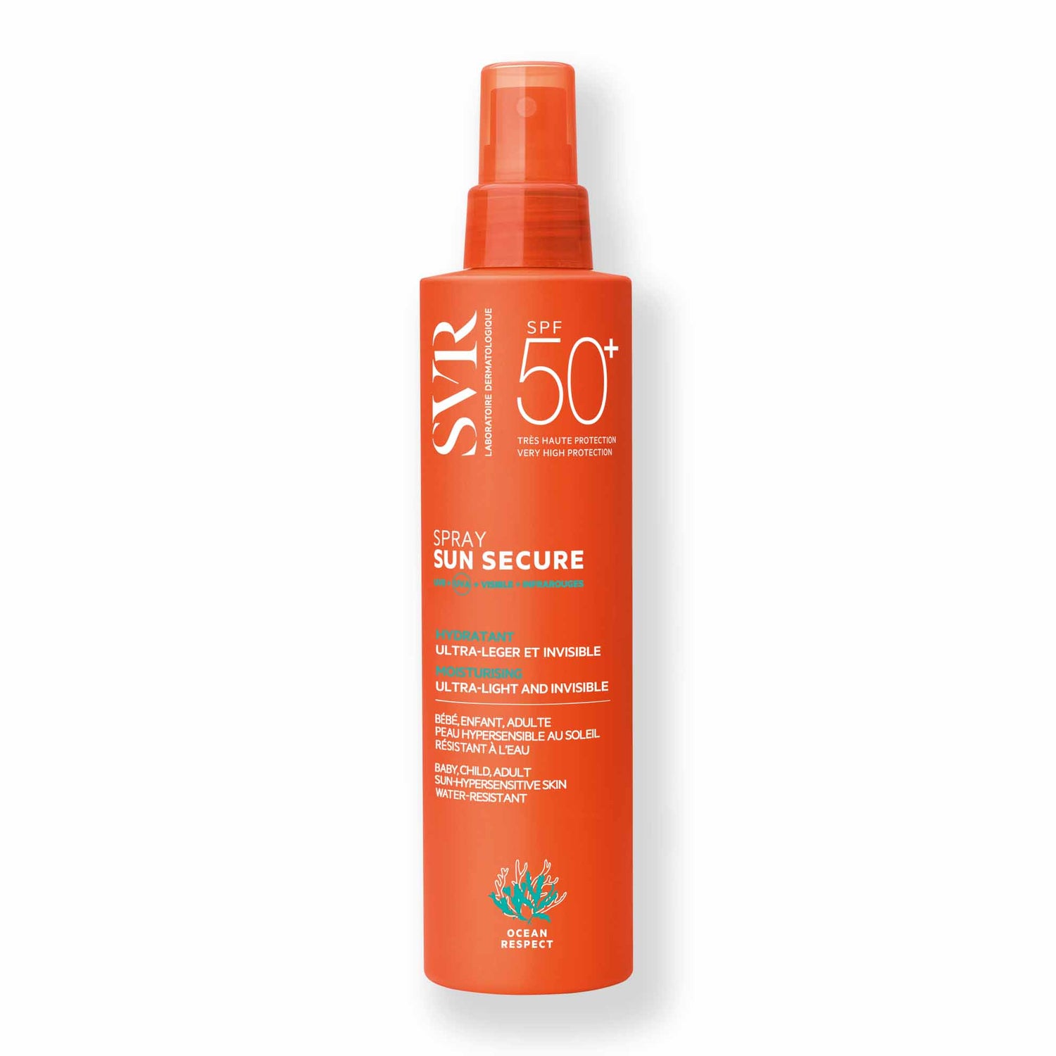 SVR Sun Secure Spray 200ml بخاخ واقي للشمس للبشرة الحساسة