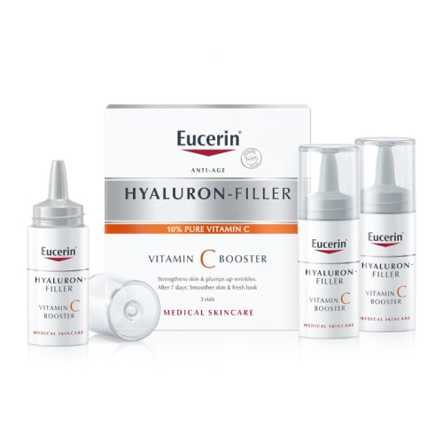 Eucerin Hyaluron Filler Vitamin C Booster 3x8ml C سيروم فيتامين سي