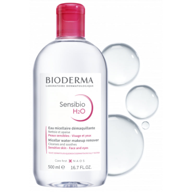 Bioderma Sensibio H2o Micellar 500ml ماء الميسيلار للبشرة الحساسة