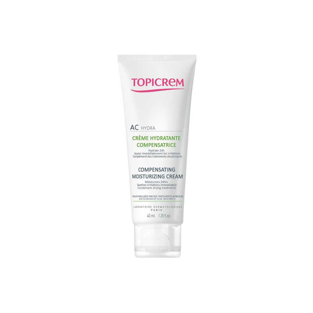 Topicrem AC Compensating Cream 40ml كريم مرطب للبشرة الدهنية والمعرضة لحب الشباب