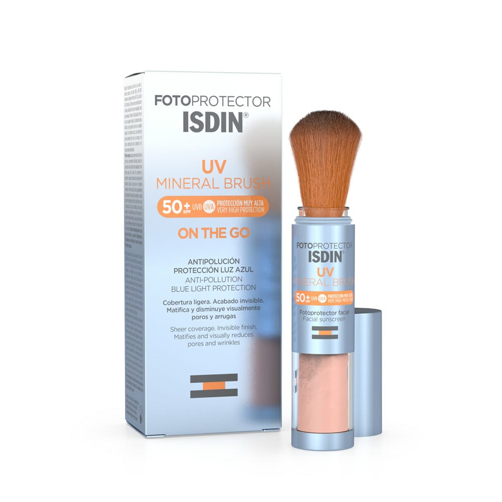 ISDIN Sunbrush Mineral SPF50+ 4g واقي شمس بالمعادن باستخدام الفرشاة