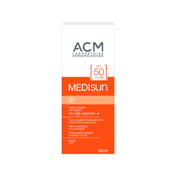 ACM Medisun Spf 50 Gel 40ml واقي شمس للبشرة الدهنية والمختلطة