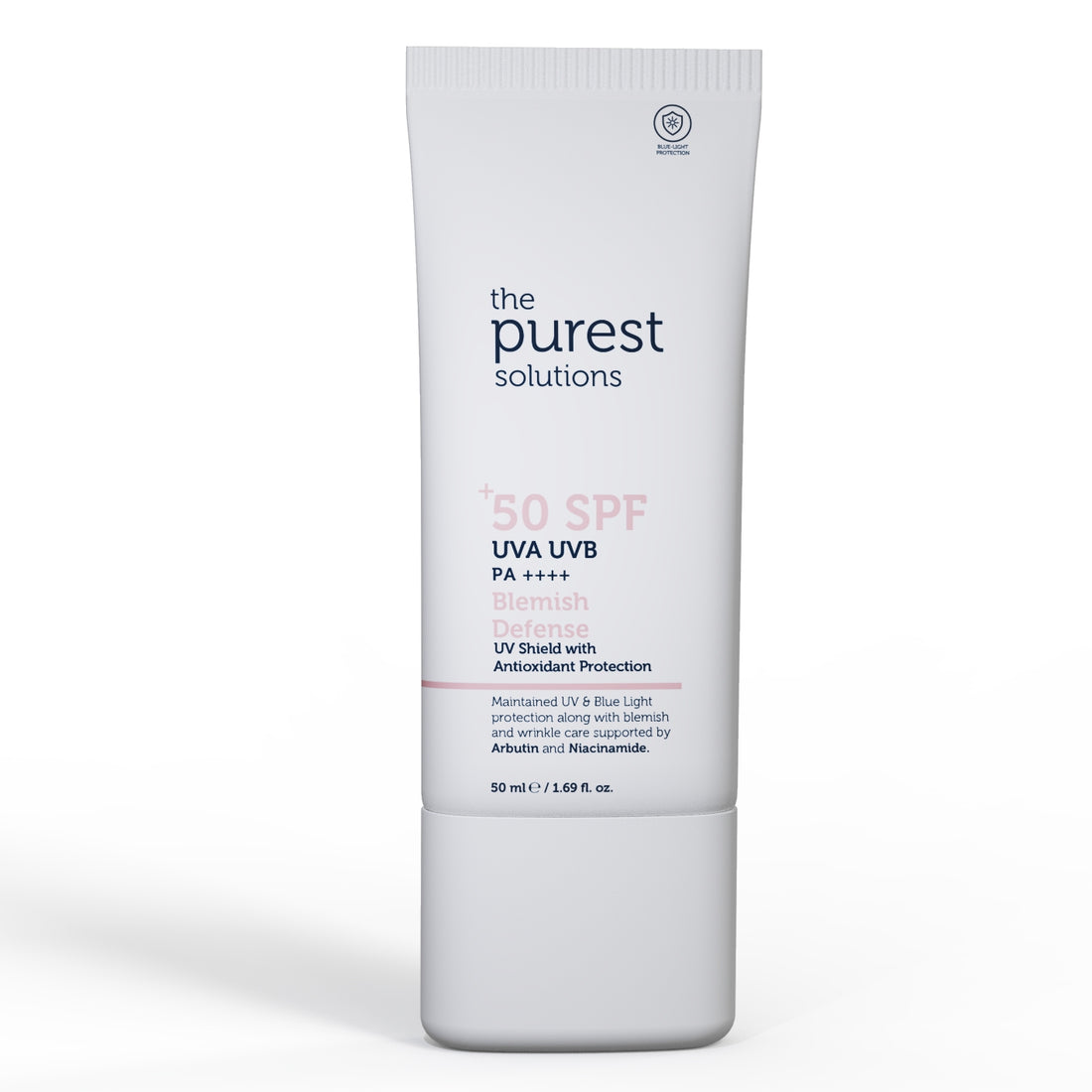 The Purest Solutions Blemish Defense Spf50+ Cream 50ml واقي شمس خافي العيوب