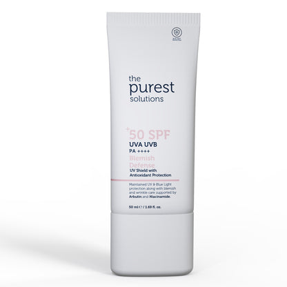 The Purest Solutions Blemish Defense Spf50+ Cream 50ml واقي شمس خافي العيوب