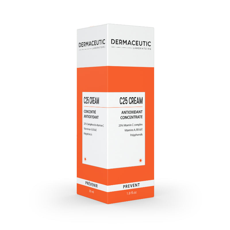 Dermaceutic C25 Cream 30ml كريم فيتامين سي النهاري