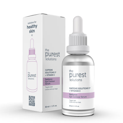 The Purest Solutions Caffeine 5% + Vit C Radiance Eye Contour Serum 30ml سيروم النظارة لمحيط العين