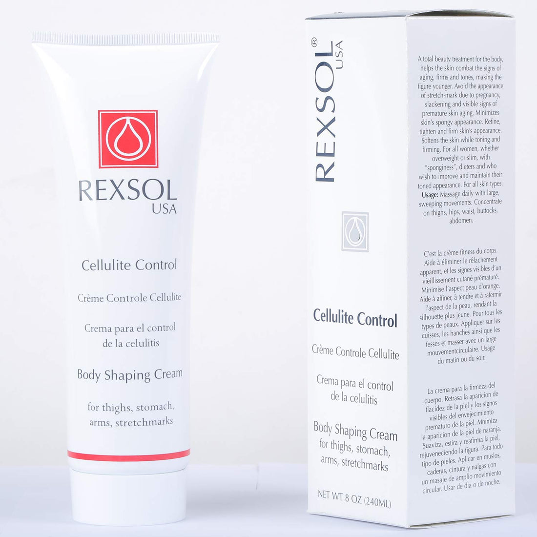 Rexsol Cellulite Control Body Shaping Cream 240ml كريم السيلوليت للجسم