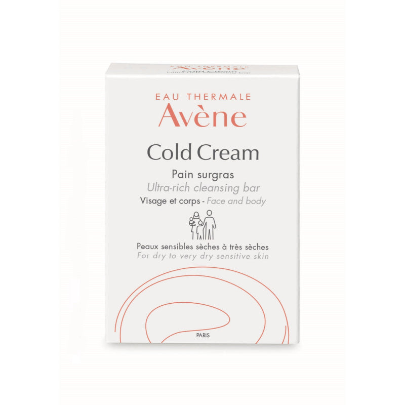 Avene Cold Cream Cleansing Soap Bar 100g صابونة لطيفة للبشرة الجافة